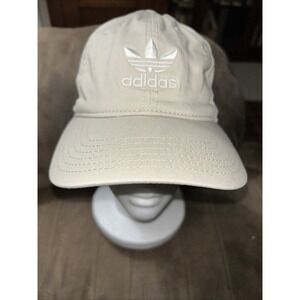 Adidas Golf Strapback Adjustable Hat‎ Cap Khakki Tan Tri-foil OSFW Cotton Women